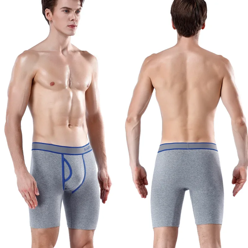 Long Boxer For Men Underwear High Quality Cotton Men's Panties Man Underpants Boxershorts Shorts Sexy
