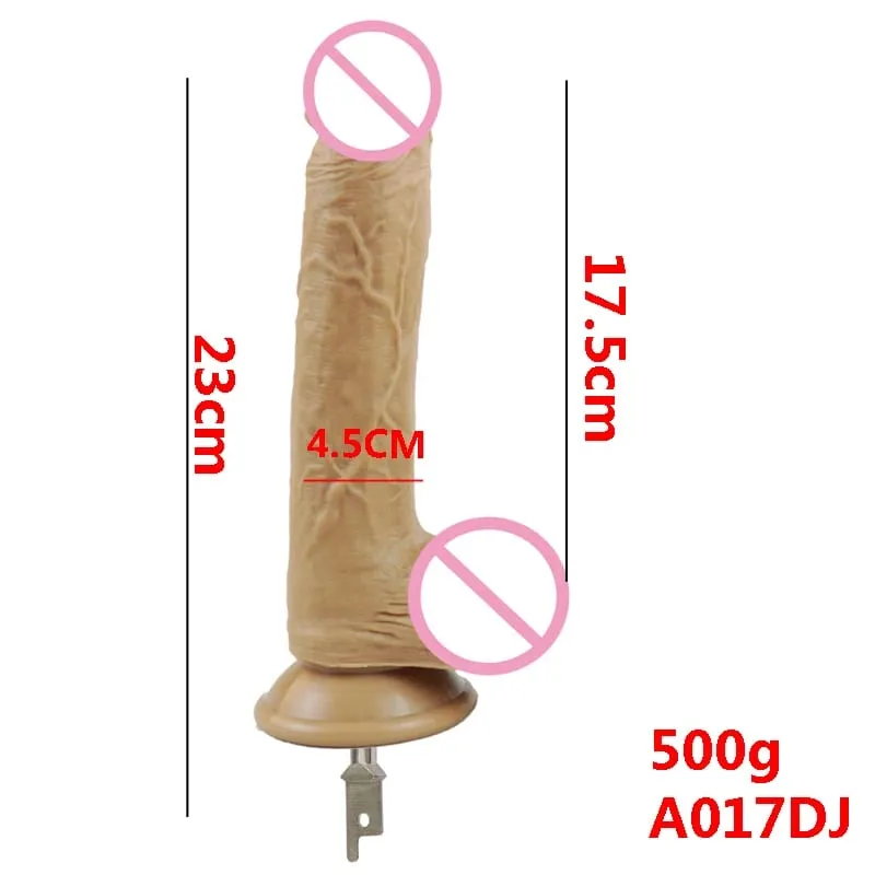 Šavlová přímočará pila velká silikonová dilda přímočará pila 3XLR VAC-U-LOCK Adaptérové ​​nástavce Sex Machine