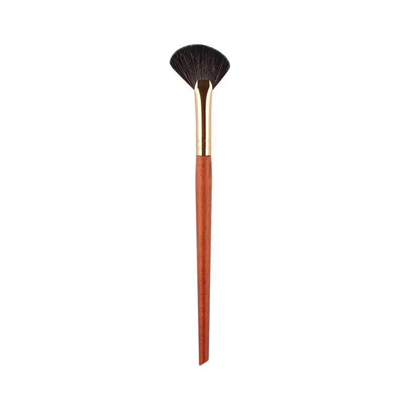 1 piece Small Fan Makeup brushes Highlighter Nose shadow Make up brush Blusher contour exquisite beauty tools Goat hair — image 17