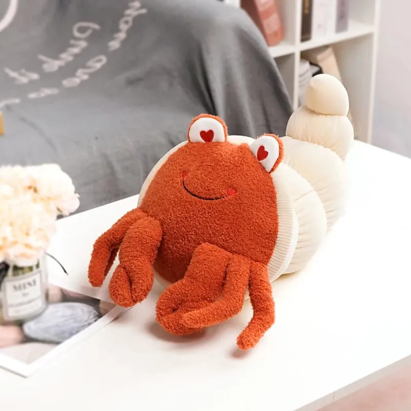 Cute Cloud Plush Pillow Stuffed Soft Creative Family Bread Poached Egg Chestnut Hermit Crab Toy Car Pillow Home Decor Kids Toys — image 17
