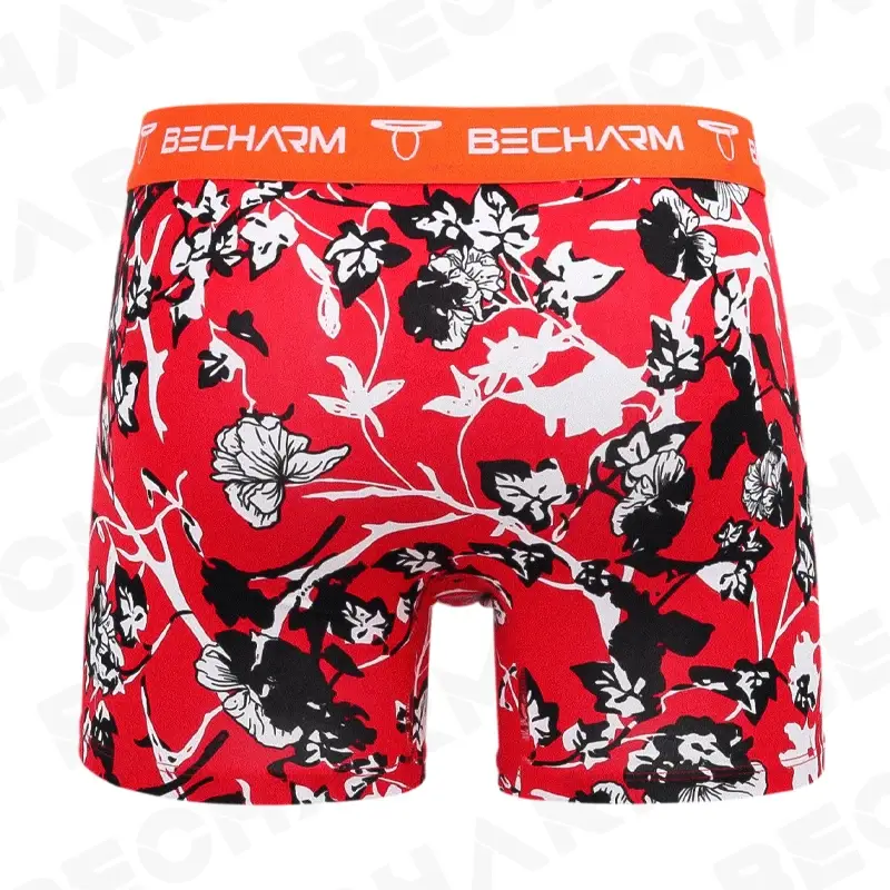 Seluar Dalam Lelaki Becharm Seluar dalam Boxer Seluar pendek Kelabu Pejal Set Saiz Besar Lelaki Seluar Dalam Lelaki Seluar Boxer Lelaki Seksi Pakaian Pendek Homme Hot