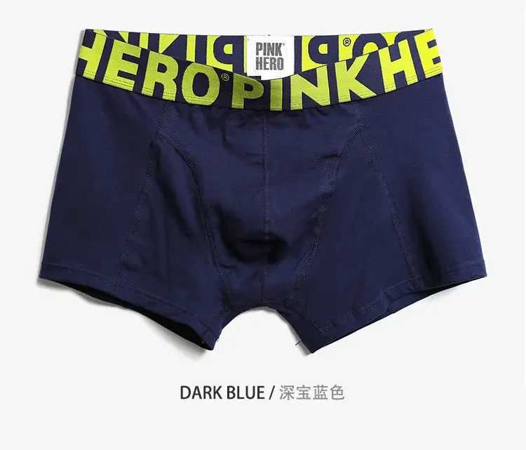 4 stuks PINKHERO mode-onderbroeken voor heren, stijlvol comfortabel en zacht slip Homme, katoenen ondergoed boxershorts, Calzoncillos Hombre