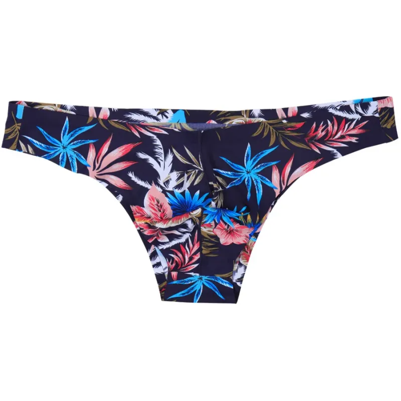 Men Sexy Style Smooth Soft Printed Underwear Men's Thin Underpants Man Low Waist Bikini Ice Silk Briefs Seamless Underwear 817 — image 29