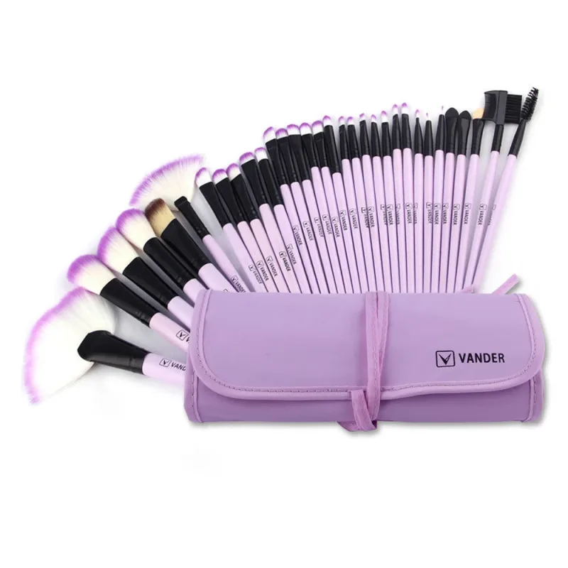 Makeup Brushes Set 32 Pcs Professional Foundation Powder Contour Eyeshadow Blending Make up Brush Multiple Colour — image 2