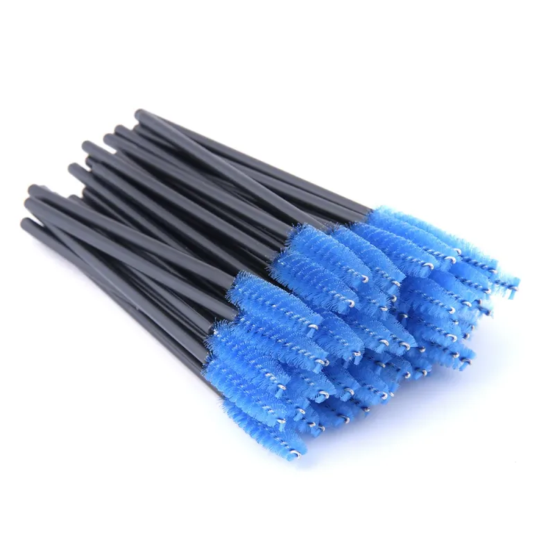 Good Quality 5/50 Pcs Crystal Eyelash Makeup Brushes Diamond Handle Mascara Wands Eyelash Extension Tools