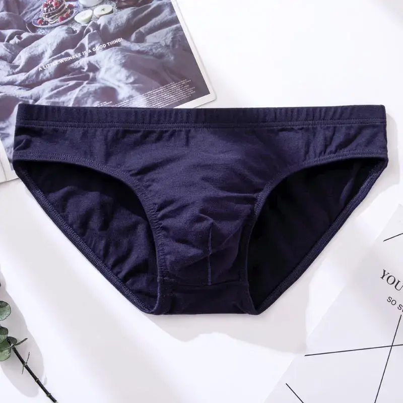 Men's Underwear Male Sexy Solid Briefs Underpants for Men Brief Cotton Adult Panties Mens Bikini Pant Men Sexy Slip Hombre 1805