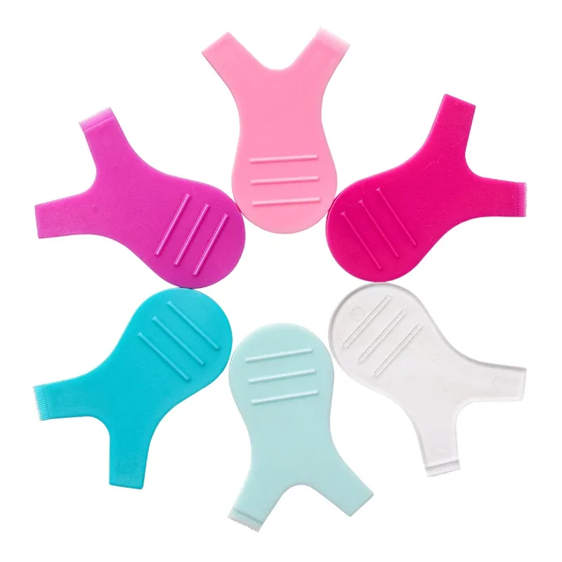 HOT 10 Pcs/Pack Reuseable Plastic Eyelash Brush Clean Y Shape Grafted False Lashes Brushes Women Makeup Mascara Tools