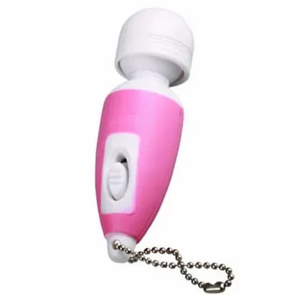 3pcs Mini Magic Wand Face Massage clitoris GSpot tiny AV Vibrator Secret Solo masturbation Keychain pocket Sex Toys For women