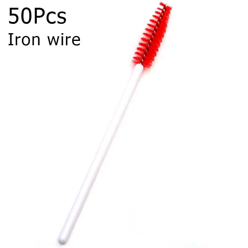 50Pcs Disposable Eyelash Brushes Eyelashes Extension Tools Eyebrow Brush Mascara Wands Applicator Spoolers Eye Lashes Cosmetic — image 33