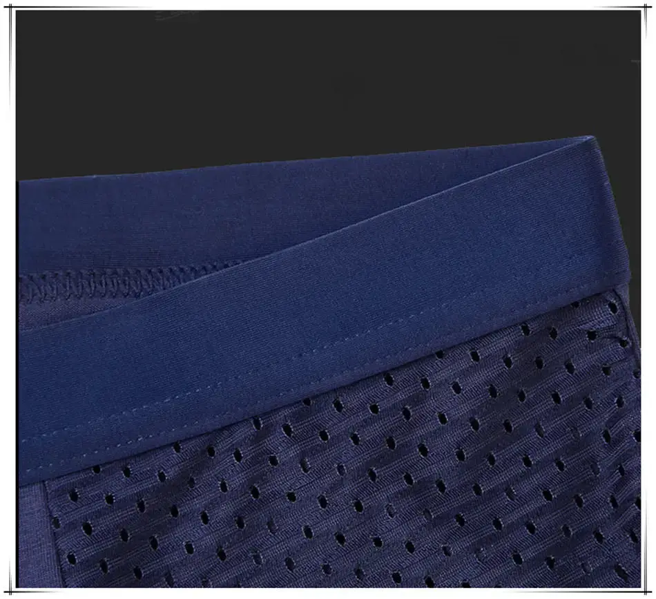 8 pcs/Lot sous-vêtements Boxer shorts hommes caleçons hommes maille été homme sexy pochette chaude culottes grandes tailles 5xl 6xl 7xl 8xl troncs