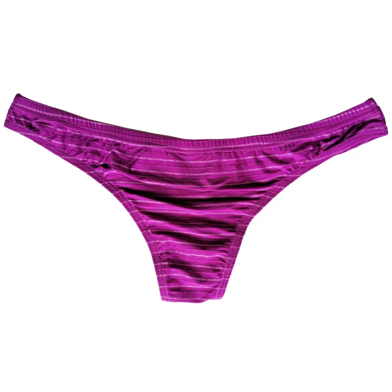 5 férfi szexi nadrág csíkos bikini légáteresztő puha fehérnemű Cucea alsónadrág férfi kényelmes meleg nadrág Cueca férfi bugyi C903-1