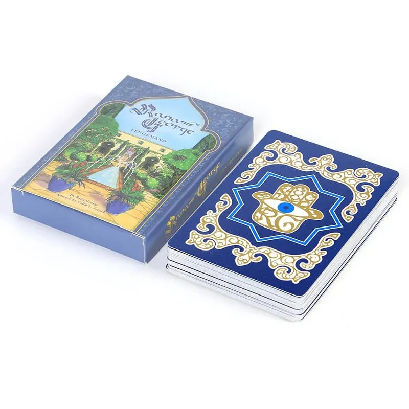 Rana George Lenormand Tarot Cards English PDF Guidebook for Family Kids Girls Adult Games for Party