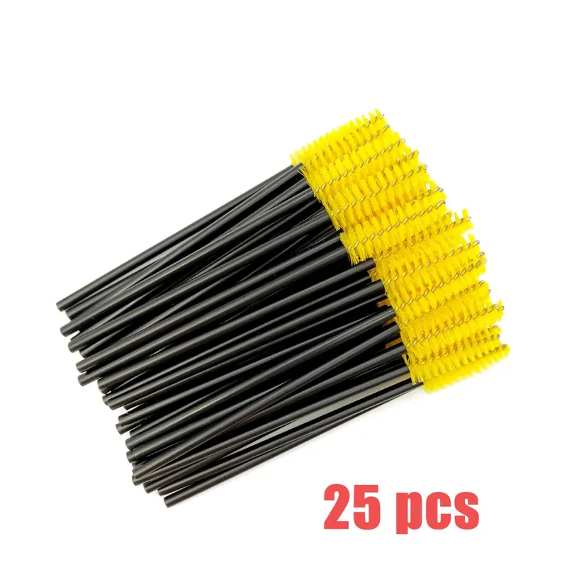 Spazzole per ciglia usa e getta Manico in cristallo di diamante Pennello per ciglia Sopracciglio Bacchette per mascara Forniture per estensione ciglia Strumenti per il trucco