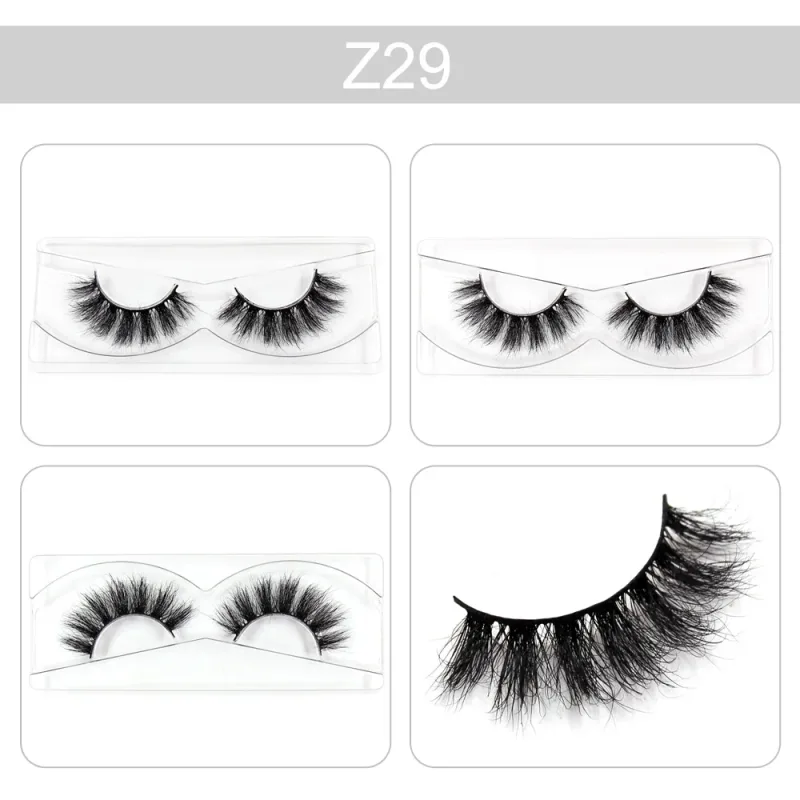 Makeup Lashes 3D Mink Eyelashes Wispy Volume False Lashes Dramatic Lash Natural Fuffy Lashes Full Finish Glamorous Eye