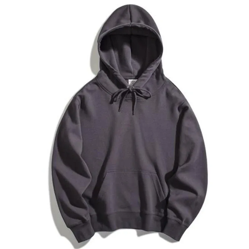 Áo hoodie rất mỏng Plus size Áo khoác nam mùa xuân mới mùa hè cơ bản áo nỉ dáng rộng Áo sơ mi thể thao chắc chắn áo chui đầu nam áo