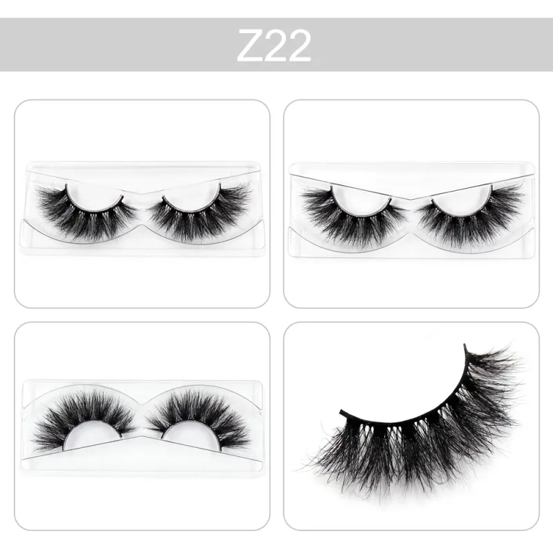 Makeup Lashes 3D Mink Eyelashes Wispy Volume False Lashes Dramatic Lash Natural Fuffy Lashes Full Finish Glamorous Eye