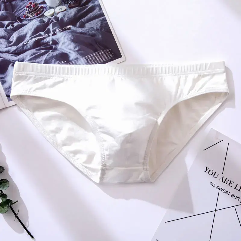 Men's Underwear Male Sexy Solid Briefs Underpants for Men Brief Cotton Adult Panties Mens Bikini Pant Men Sexy Slip Hombre 1805