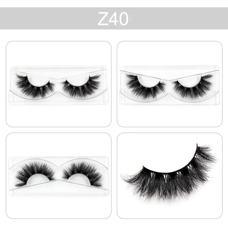 Makeup Lashes 3D Mink Eyelashes Wispy Volume False Lashes Dramatic Lash Natural Fuffy Lashes Full Finish Glamorous Eye