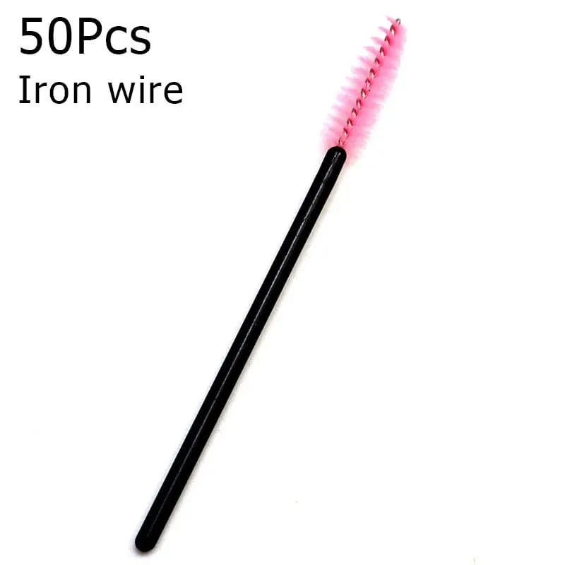 50Pcs Disposable Eyelash Brushes Eyelashes Extension Tools Eyebrow Brush Mascara Wands Applicator Spoolers Eye Lashes Cosmetic — image 17