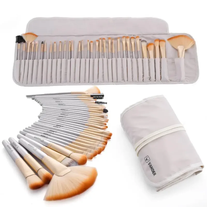 Makeup Brushes Set 32 Pcs Professional Foundation Powder Contour Eyeshadow Blending Make up Brush Multiple Colour — image 12