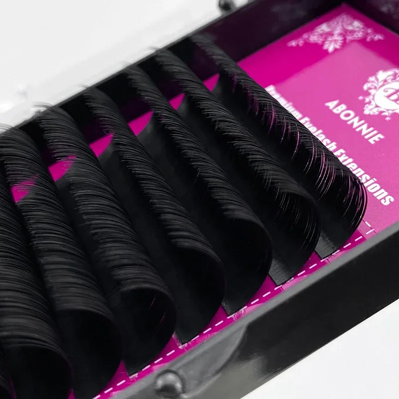 Abonnie 8-25mm Classic Eyelashes Extensions Fluffy Eye Lashes Extension Premium Individual Lashes Extensions All Size Cilios
