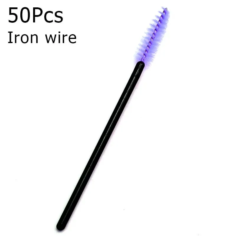 50Pcs Disposable Eyelash Brushes Eyelashes Extension Tools Eyebrow Brush Mascara Wands Applicator Spoolers Eye Lashes Cosmetic — image 15