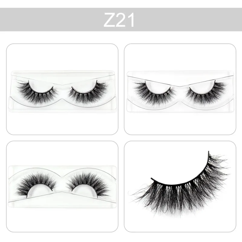 Makeup Lashes 3D Mink Eyelashes Wispy Volume False Lashes Dramatic Lash Natural Fuffy Lashes Full Finish Glamorous Eye