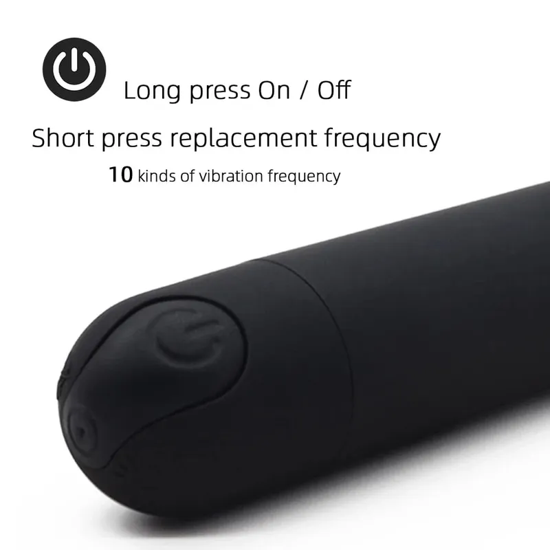Powerful USB Charge Bullet Vibrator Clitoris Stimulator G-Spot Vagina Massage Adult Erotic Sex Toys For Woman Female Masturbator