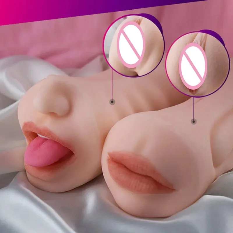 Mouth Massage Male Masturbator Deep Throat Masturbate Cup With Tongue Tooth Artificial Pocket Vagina Oral Sex Toys for Adult Men — image 6
