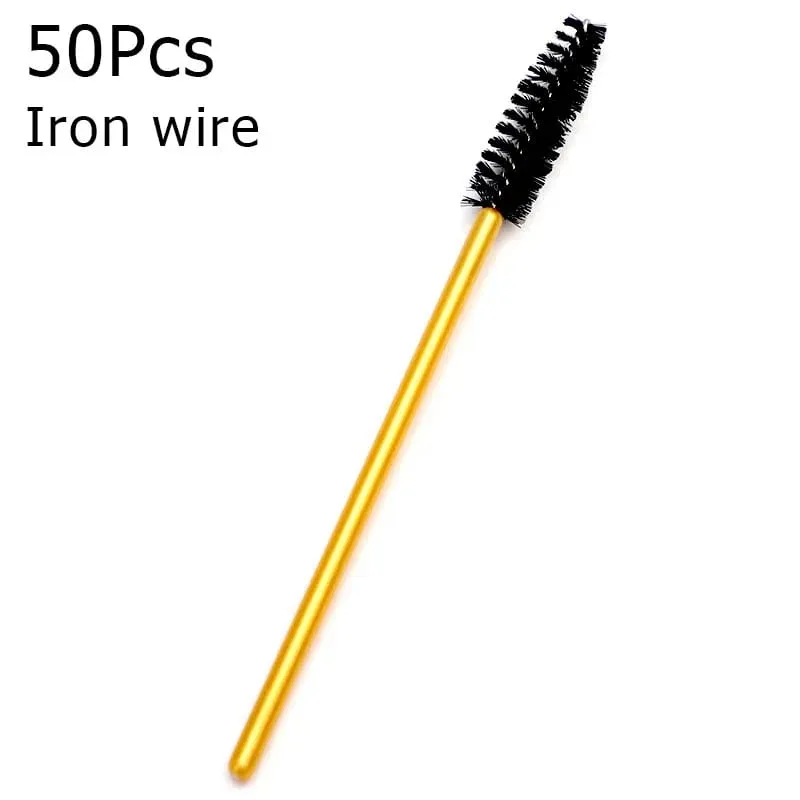 50Pcs Disposable Eyelash Brushes Eyelashes Extension Tools Eyebrow Brush Mascara Wands Applicator Spoolers Eye Lashes Cosmetic — image 22