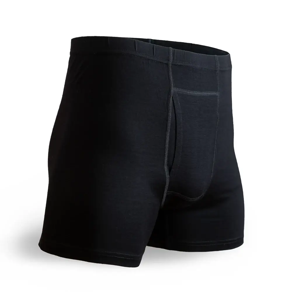 Men Underwear Men Boxer Brief Underpants 100% Merino Wool 9inch Performance Men Underwear Wicking Breathable Soft USA Size S-2XL