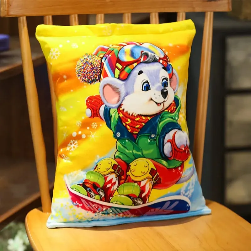 Creative Lifelike Snacks Plush Pillow Simulation Cat Dog Food Potato Chips Cookie Lifelike Food Snack Cushion Plushie Props Gift — image 16