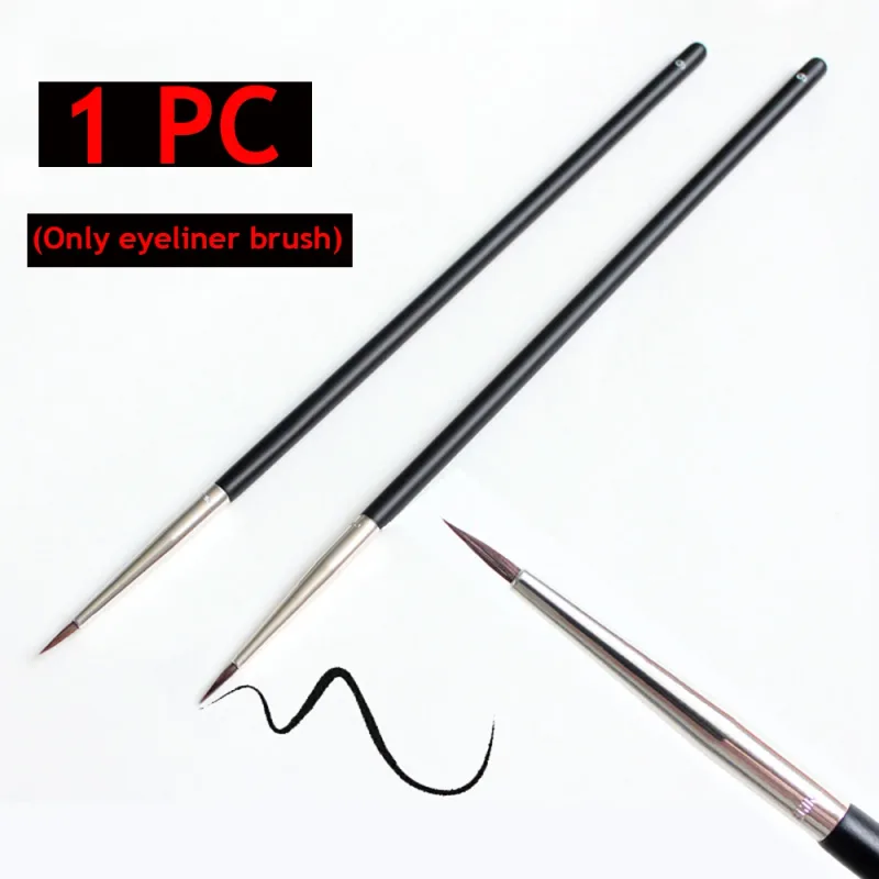 1PC Fashion Women Beauty Mink Hair Black Fine Eyeliner Brush Eyebrow Cream Brush Eyeliner Pen Cosmetic Brushes Eyes Makeup Tools
