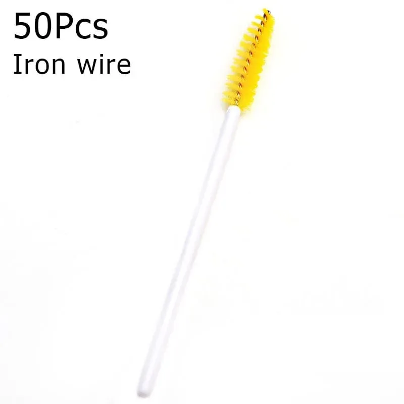 50Pcs Disposable Eyelash Brushes Eyelashes Extension Tools Eyebrow Brush Mascara Wands Applicator Spoolers Eye Lashes Cosmetic — image 25