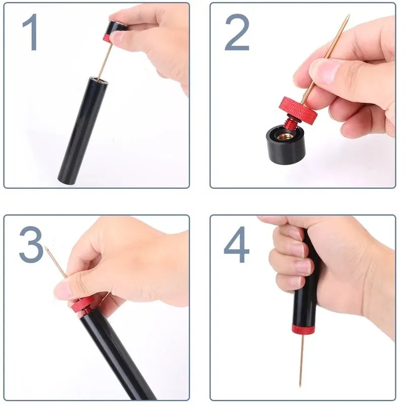Wine Bottle Opener Portable Bar Tool Air Pump Wine Corkscrew Stainless Steel Pin Wine Opener Kitchen Gadgets Wine Accessories