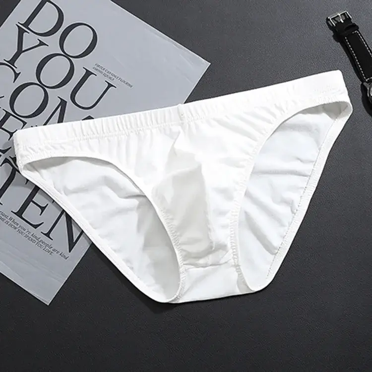 Herenondergoed Effen Kleur Zomer Katoenen Onderbroek Mannelijke Shorts Sexy Slips Big Size Naadloze Man Slipje Voor Mannen