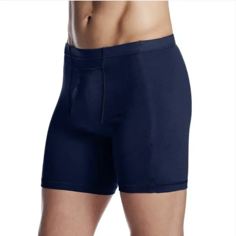 Boxer da uomo in lana merino lunga 100% lana merino intimo da uomo strato di base 240G mutande sportive da uomo fitness traspirante