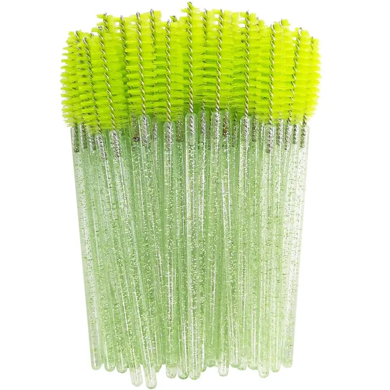 50Pcs Disposable Eyelash Brushes Eyelashes Extension Tools Eyebrow Brush Mascara Wands Applicator Spoolers Eye Lashes Cosmetic — image 12