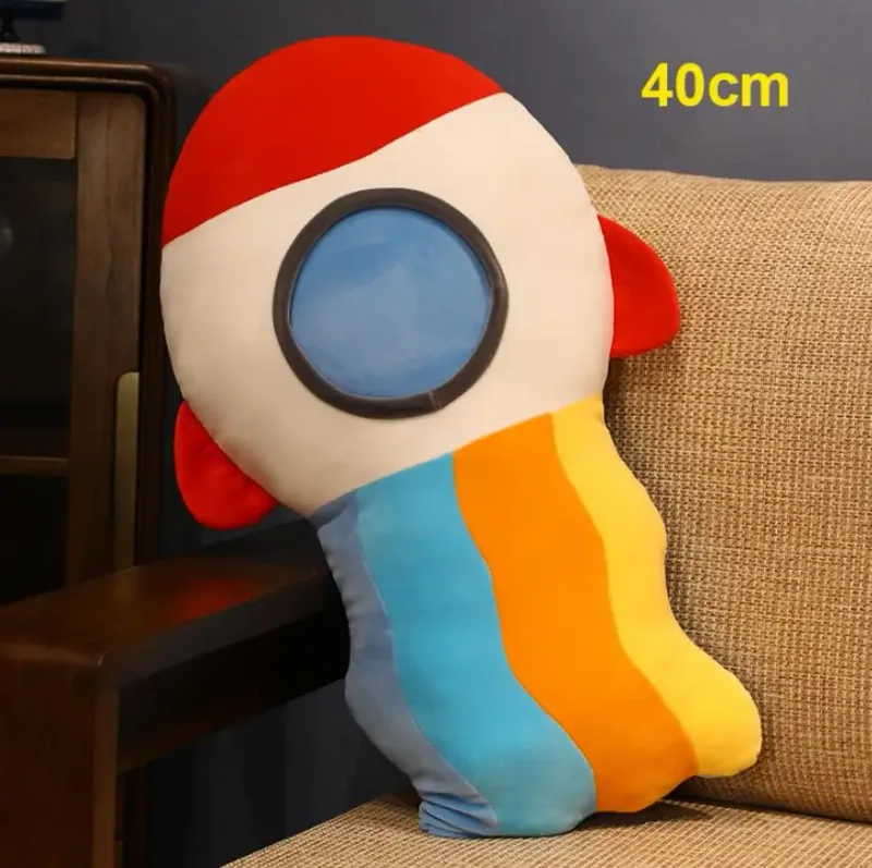 Creative Stuffed Pillow Space Astronaut Plush Toys Funny Simulation Mars Aviation Cushion for Children Boys Birthday Gift