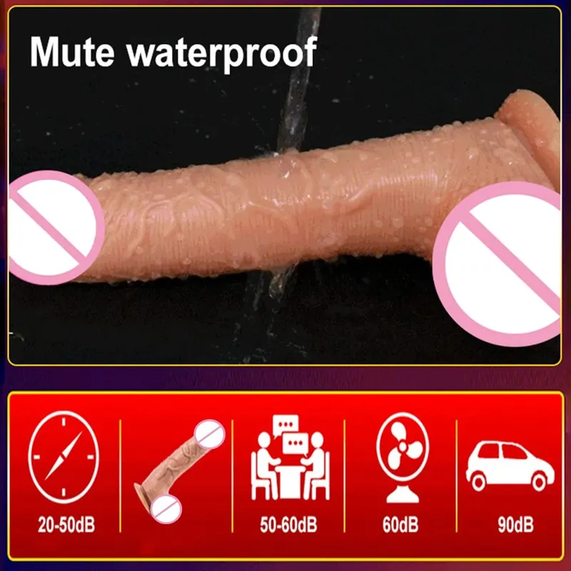 Masturbazione femminile con dildo realistico vibrante telescopico con ventosa riscaldamento pene telecomando cazzo per donne