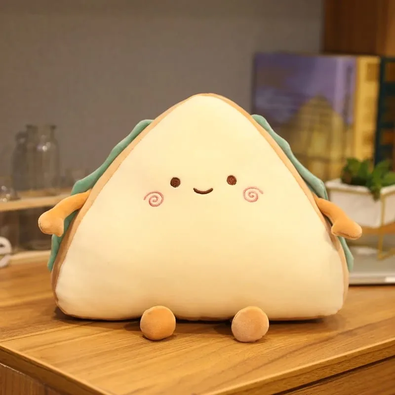 30/40CM Kawaii Soft Sandwich Cake Toy Pillow Creative Home Sofa Cushion Office Simple Pillow Child Birthday Gifts