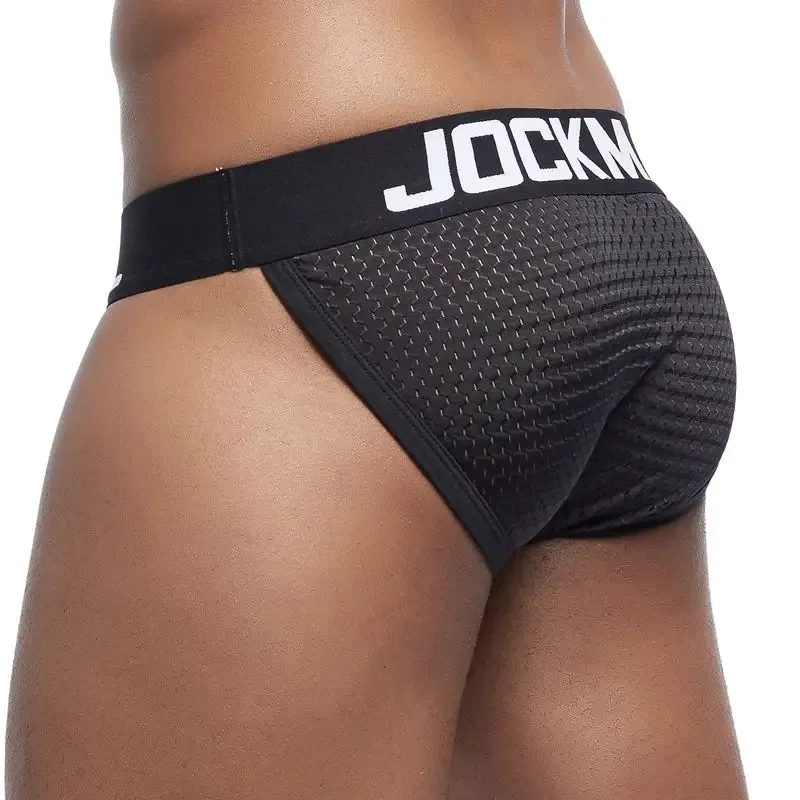 Ropa interior Sexy para Hombre, Tanga para Hombre, ropa interior Gay de malla, Bikini, Calzoncillos para Hombre, pantalones cortos deslizantes, bragas masculinas, suspensorio transpirable