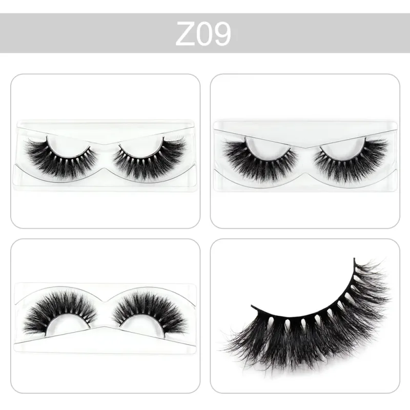 Makeup Lashes 3D Mink Eyelashes Wispy Volume False Lashes Dramatic Lash Natural Fuffy Lashes Full Finish Glamorous Eye