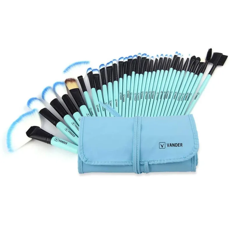 Makeup Brushes Set 32 Pcs Professional Foundation Powder Contour Eyeshadow Blending Make up Brush Multiple Colour — image 9