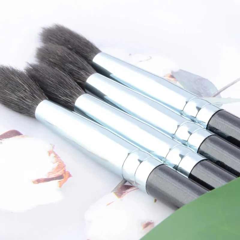 1pc Highlighter Makeup brushes Eyeshadow crease multifunctional Make up brush wood handle cosmetic tool natural squirrel hair — image 3