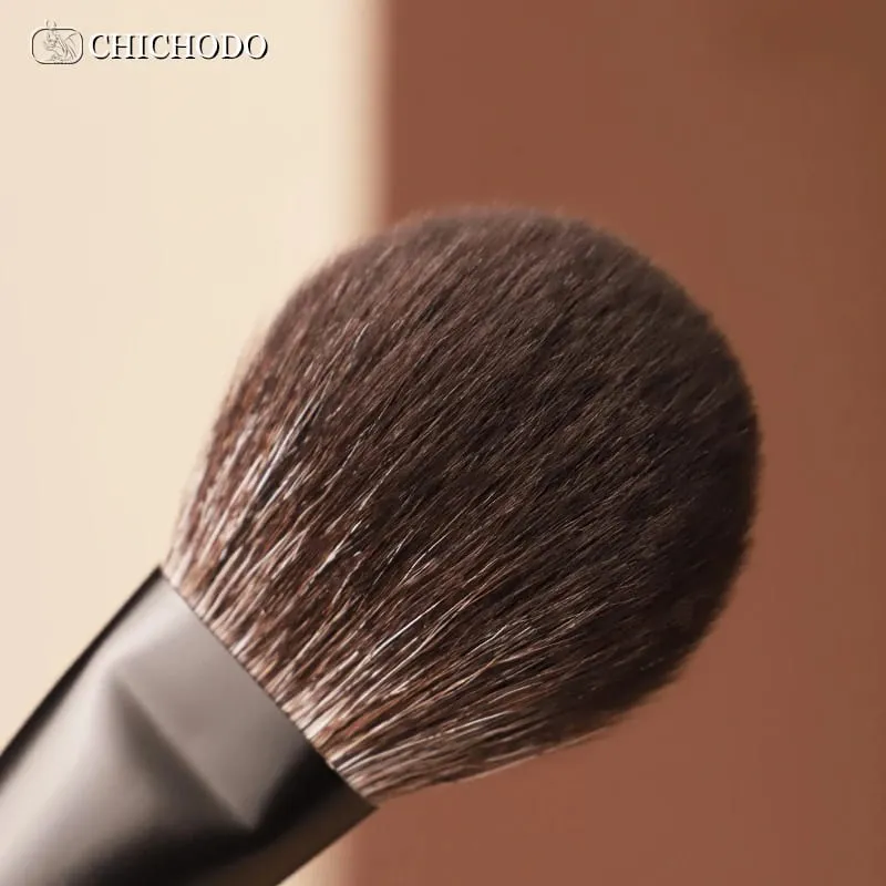 Makeup Brush-Luxurious Professional Black 11 Ebony Brushes Set-High Level Fox&Goat&Pony&Synthetic Hair Cosmetic Tools — image 2