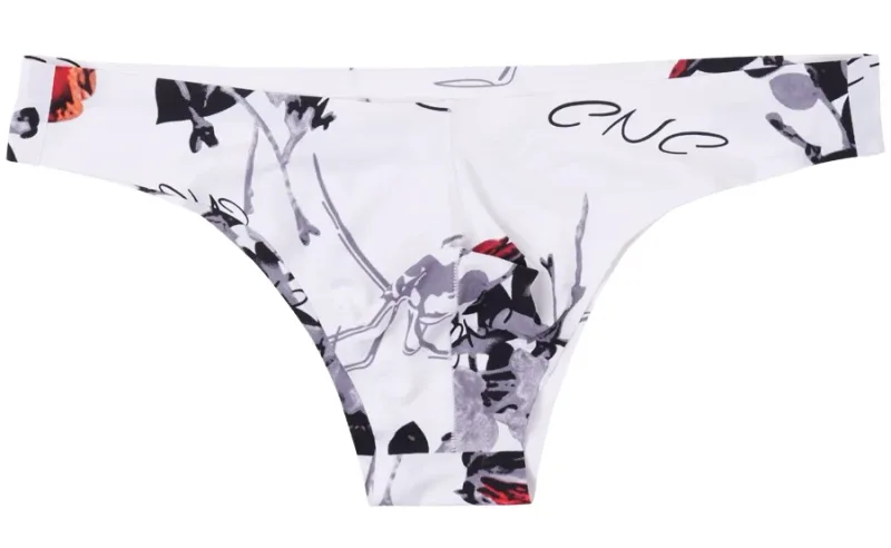 Men Sexy Style Smooth Soft Printed Underwear Men's Thin Underpants Man Low Waist Bikini Ice Silk Briefs Seamless Underwear 817 — image 23