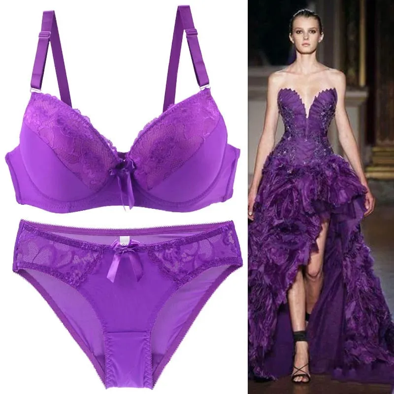 2021 neue Sexy Bh Sets Hohl Produkte Heraus Tanga Weibliche Dessous Bestickte Spitze Frauen BCDE Tasse G-string Unterwäsche Höschen