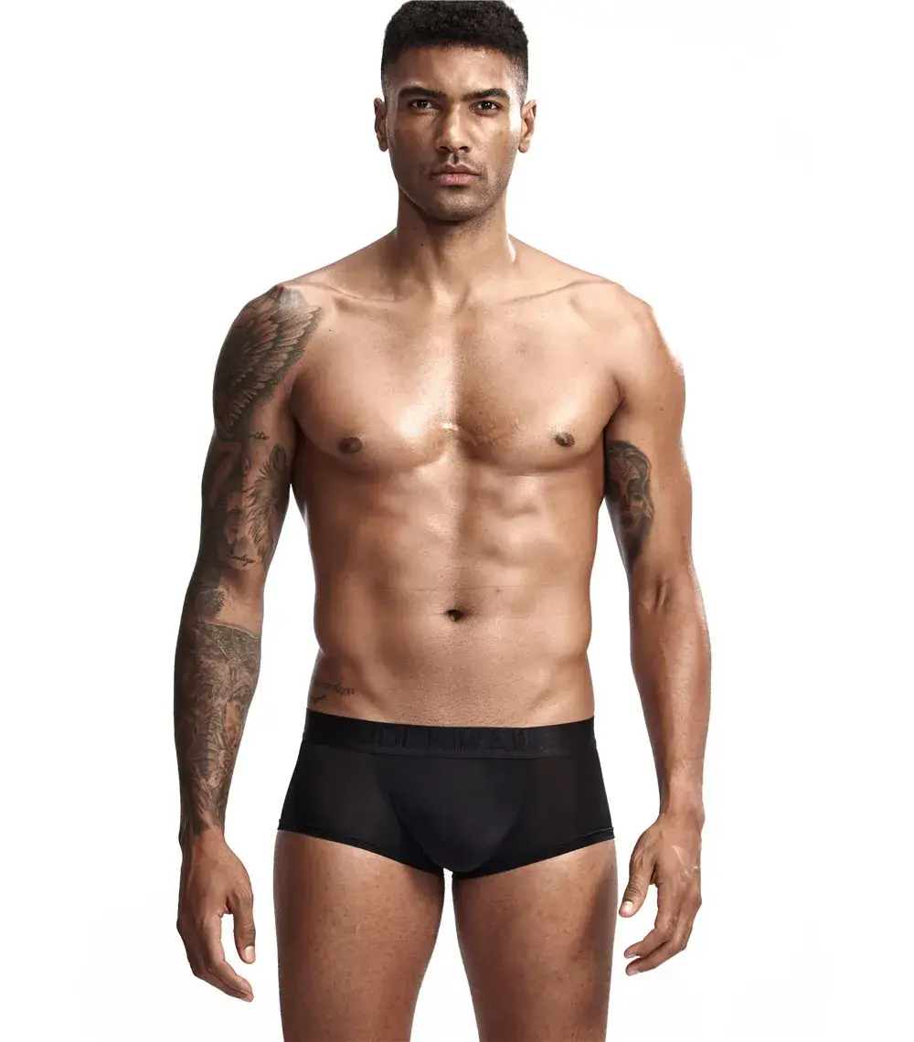 Jockmail Mens Panties Sexy Boxer Translucent Seamless Hombre Ice Silk Calcinhas New Brazilian Underwear Funny Lenceria De Hombre — image 8
