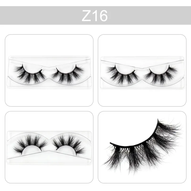 Makeup Lashes 3D Mink Eyelashes Wispy Volume False Lashes Dramatic Lash Natural Fuffy Lashes Full Finish Glamorous Eye